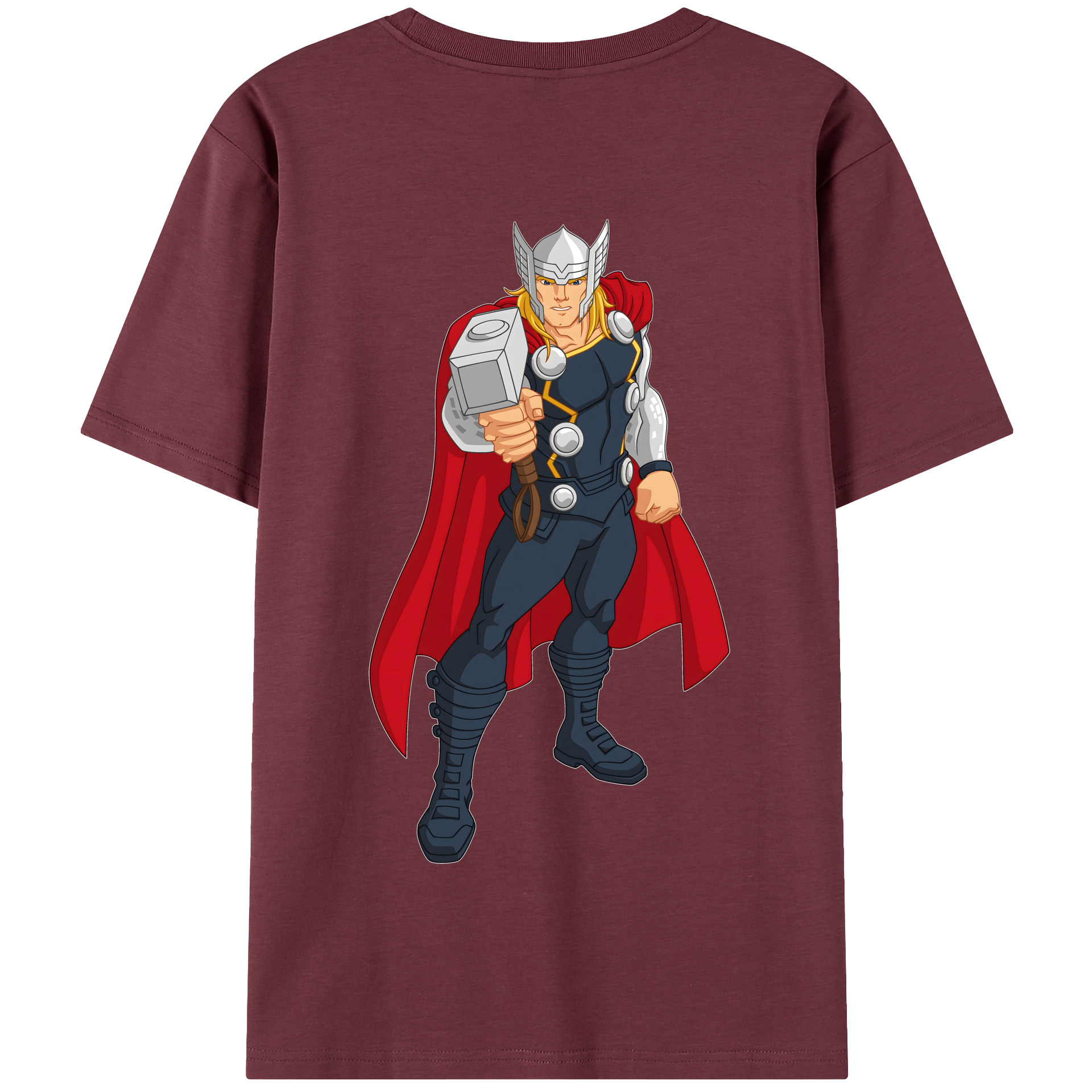 （画像用） アベンジャーズ The Avengers 綿100％半袖Tシャツ（背面プリント）